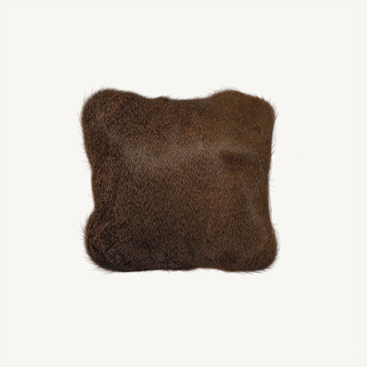 Hair-On Whitetail Deer Hide Lumbar Pillow - Filled