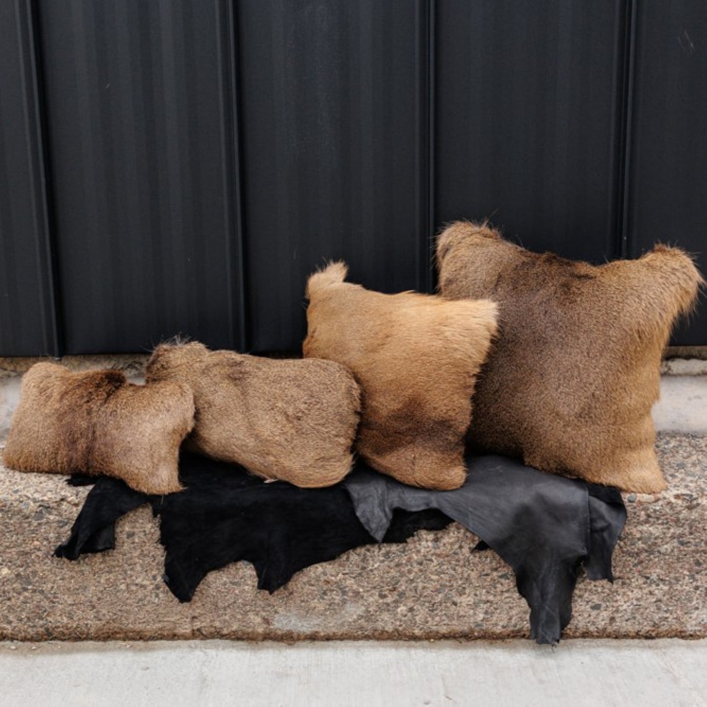 Hair-On North American Whitetail Deer Lumbar Pillow