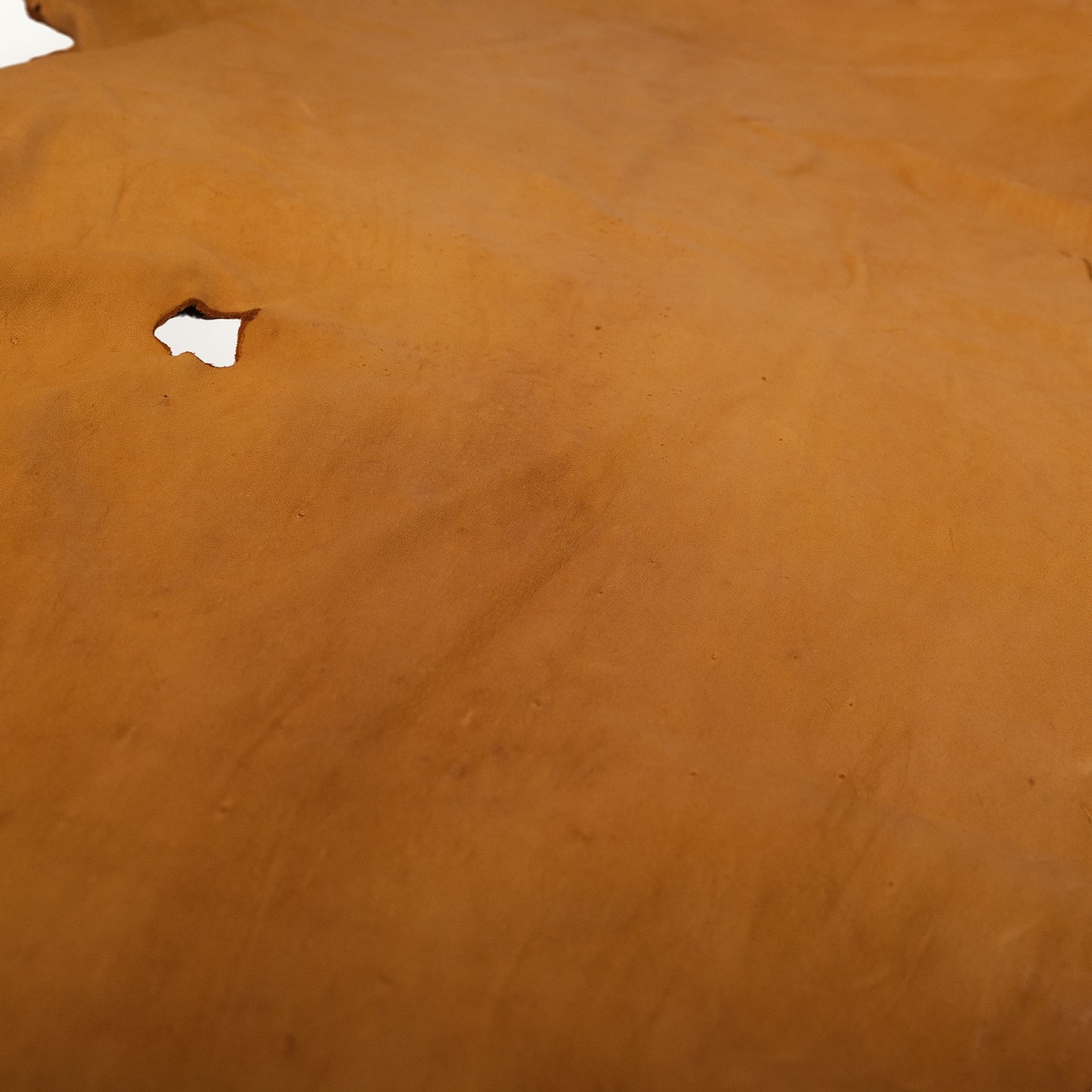 Yellow Chrome-Tanned Whitetail Buckskin Deer Hide