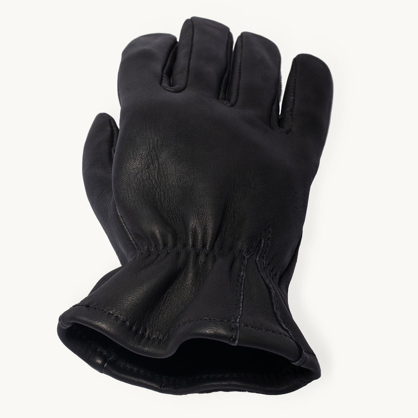 Medium Weight Unlined Deerskin Work Glove - Wing Thumb