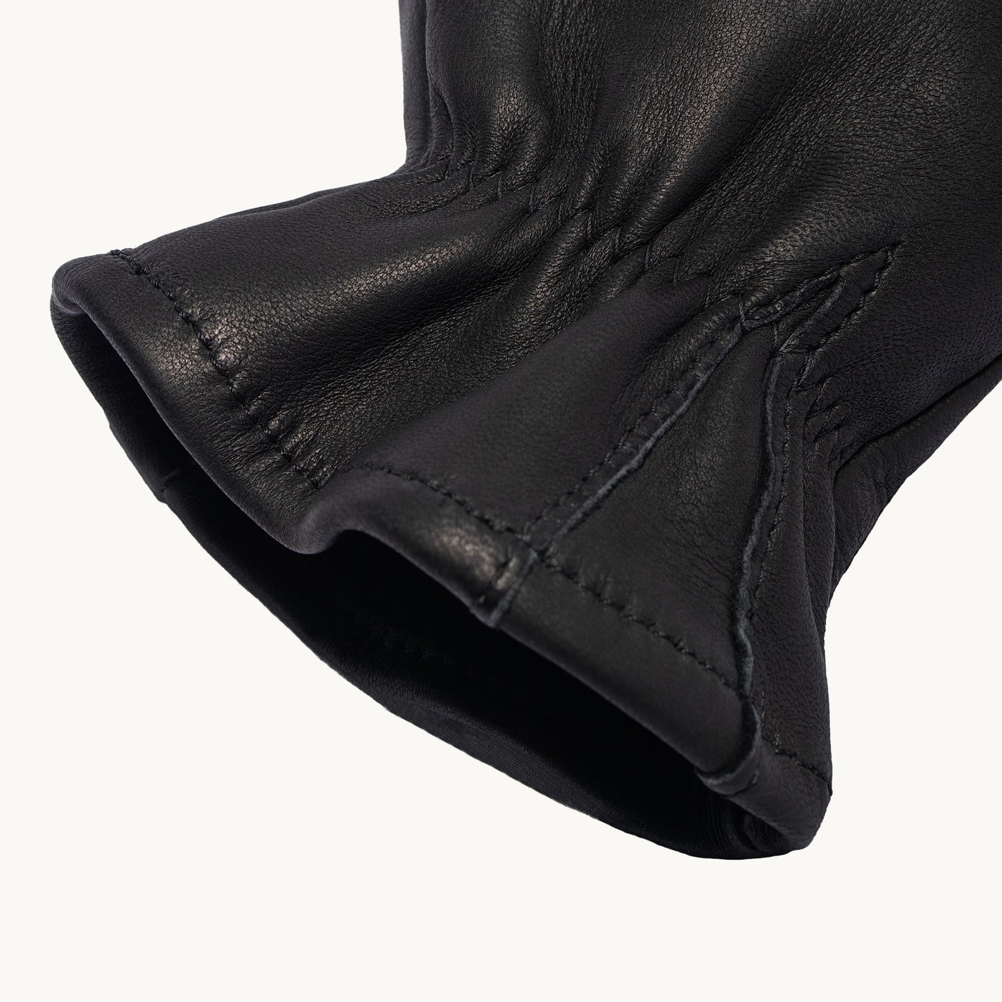 Medium Weight Unlined Deerskin Work Glove - Wing Thumb