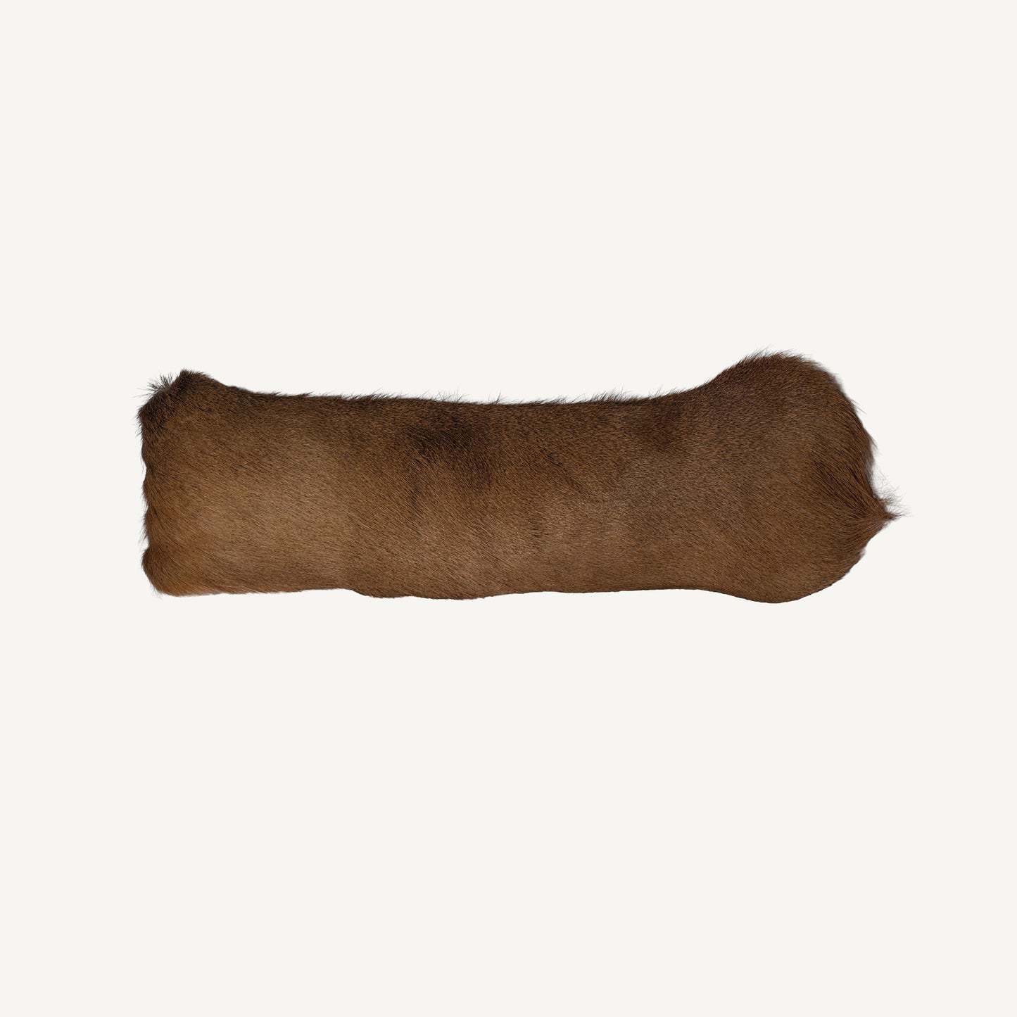 Hair-On Whitetail Deer Hide Lumbar Pillow - Filled