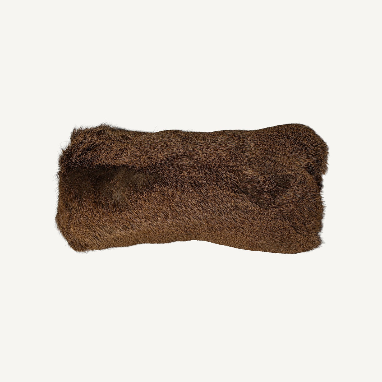 Hair-On Whitetail Deer Hide Lumbar Pillow - Filled