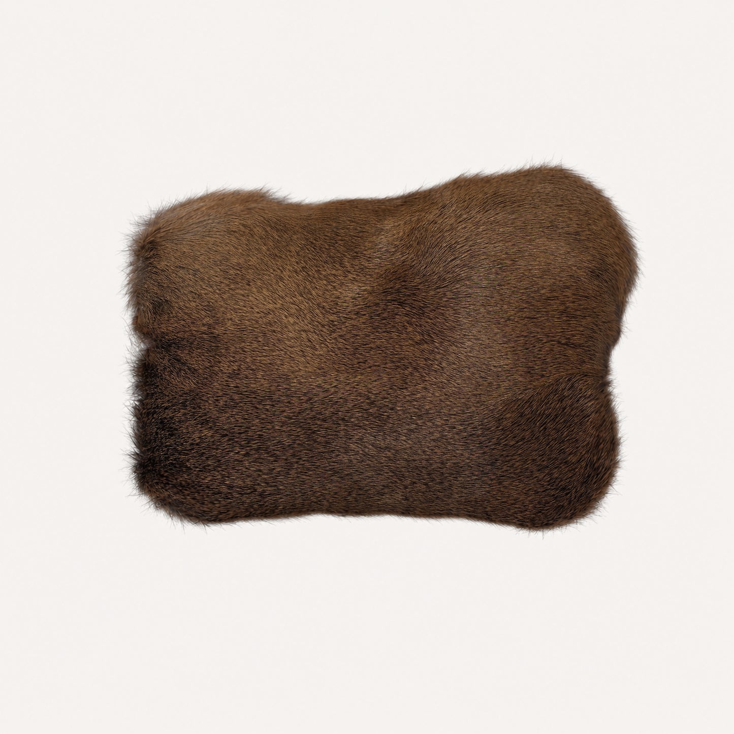 Hair-On Whitetail Deer Hide Lumbar Pillow - Filled