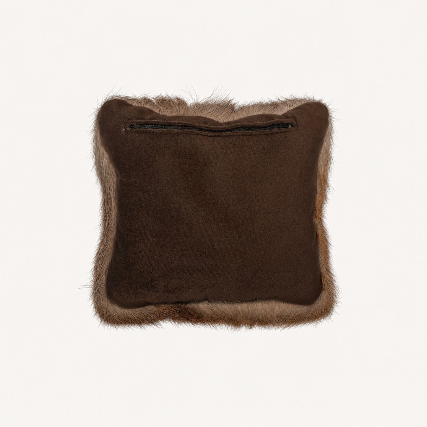 Hair-On Whitetail Deer Hide Lumbar Pillow - Filled