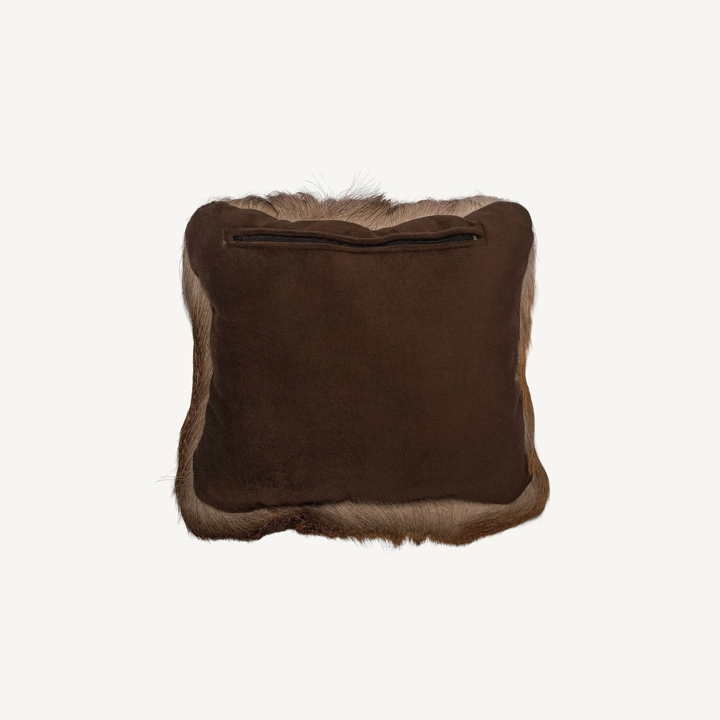 Hair-On Whitetail Deer Hide Lumbar Pillow - Filled